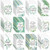 Fuutreo 96 Pack Greenery Bible Verse Notebook Religious Motivational Notepads Small Pocket Journal Inspirational Notepads Christian Scripture Notebooks for Office School Travel Supplies, 3.5 x 5 Inch