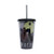 Silver Buffalo MV43087 Marvel Spiderman Deco Plastic Cold Cup with Lid and Straw, 16-Ounces