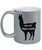 Not My Prob-llama Silver Grey Coffee Mug Funny Gift