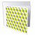 3dRose Isometric Cube Pattern Yellow White Grey Geometric Art - Greeting Cards (gc-371010-5)