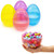 Massive Translucent Fillable Easter Eggs Colorful Bright Plastic Easter Eggs, Perfect For Easter Egg Hunt, Surprise Egg, Easter Hunt, Assorted Colors, 8" Giant Fillable Eggs (6-Pack)