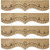 60 Pieces 59 Feet Bulletin Board Borders Chalkboard Dotted Swirl Bulletin Board Paper Teachers Chalk It Up Calendar Trimmer Border for Bulletin Board