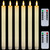 Homemory 6 Pcs Flameless Taper Candles with Remote Timer and Dimmer, LED Candle Sticks with Flickering Light, Ivory Battery Operated Window Candles, 9.6 Inches for Valentine Wedding Indoor Decoration