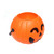 PRETYZOOM Halloween Pumpkin Bucket Plastic Candy Bucket Portable Pumpkin Lantern Light Up Pumpkin Pail Trick or Treat Party Props Halloween Party Supply 17CM