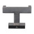 hobbyme Pack of 2 Bath Double Towel Hook,Hand Towel Hanger Wall Mount, SUS304 Stainless Steel Square Robe Towel Holder for Bathroom Kitchen Wall Mounted,Brushed Nickel