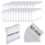50pcs Labels for Storage Bins Plastic Label Clip, Basket Labels Clip On Wire Shelf Price Label Holder Merchandise Sign Display Holder, 50pcs Label Insert Included