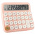 Pink Office Supplies for Women, Benkaim Aesthetic Cute Desk Accessories, Desk Calculator, Basic Standard Calculator, Large LCD Display Big Button Calculator for School, Home & Business Use (Pink)