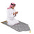 CUCUFA Muslim Prayer Mat, Muslim Prayer Rug Turkish Islamic Prayer Mat Flannel Prayer Rug with Tassels Portable Muslim Worship Mat Floor Rugs for Ramadans Eid Gift (Grey)