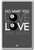 Do What You Love, Love What You Do, billiard ball (grey) - Motivational Quotes Fridge Magnet