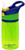 Green Canteen PTBK-400-BGG Single Wall Tritan plastic Green Bottle with Blue/Green Push Button Flip Cap with Yellow Accents, 12 oz