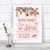 Coral Rustic Wood Effect Here Comes Bride Aisle Sign Personalized Wedding Sign