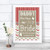 Red & Grey Winter Christmas Here Comes Your Bride Daddy Personalized Wedding Sign