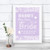 Lilac Burlap & Lace Effect Here Comes Your Bride Daddy Personalized Wedding Sign