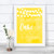 Yellow Watercolour Lights Let Them Eat Cake Personalized Wedding Sign