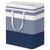 EpicTotes 1-Pack Large Laundry Basket, Collapsible Laundry Hamper, Freestanding Waterproof Laundry Bag, Tall Clothes Hamper-Extended&Reinforced Handles-for College Dorm, Family-Gradient Blue/125L