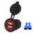 Linkstyle 12V 4.2A Dual USB Charger Socket Waterproof Power Outlet with Red LED Indicator Light & Dual Charging Ports for 12V Car RV Boat Marine Motorcycle Mobile