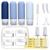 Mrsdry 16 Pack Travel Bottles Set for Toiletries, Leakproof Travel Containers for Toiletries TSA Approved Silicone Travel Accessories Squeezable Refillable 3oz for Shampoo Conditioner Lotion