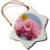 3dRose Prunus Triloba - Lovely Flowers, Blue and Grey Sky - Ornaments (orn-273016-1)