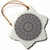 3dRose Intricate Grey Tone Mandala Pattern - Ornaments (orn-347473-1)