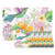 Placemats Dining Table Place Mats Cloth Placemats Kitchen Table Mats Indoor Outdoor Placemat, Pastorable Flower Hummingbird Butterfly Vintage Floral Spring