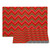 Placemats Dining Table Place Mats Cloth Placemats Kitchen Table Mats Indoor Outdoor Placemat, Modern Art Geometry Wave Red Cartoon