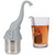 Tea Infuser, ANDGING Elephant Tea Infusers for Loose Tea, Extra Fine Mesh Silicone Handle Stainless Steel Tea Strainers for Loose Tea or Herbal Tea, Tea Ball Tea Steeper for Loose Leaf Tea (Grey)