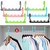 Boxusa Space-Saving-Hangers, 5 Pack Plastic Closet-Organizers, Magic-Hangers for Clothes Organizer, Closet-Organizers-and-Storage, Dorm-Room-Essentials for College Students