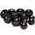 Artmag Artificial Pumpkins Bulk 12Pcs Assorted Sizes Harvest Lifelike Pumpkin Fake Foam Pumpkin for Fall Autumn Halloween Home Party Thanksgiving Party Holiday Decor Black