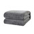BOURINA Fleece Blanket Flannel Throw Blanket (Grey,Throw Size) Lightweight Cozy Microfiber Blanket for Sofa, Couch, Bed, Camping, Travel, 50x60 inches