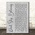 Don't Stop Believing Rustic Script Grey Song Lyric Quote Wall Art Poster Gift Present Print