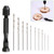 Pin Vise Hand Drill Bits(10PCS), Micro Mini Twist Drill Bits Set with Precision Hand Pin Vise Rotary Tools for Wood, Jewelry, Plastic etc (0.5-2.0mm)