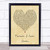 Forever & Ever, Amen Vintage Heart Song Lyric Quote Print