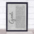 Gorecki Rustic Script Grey Song Lyric Grey Rustic Script Poster Art Print