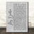 Hey Brother Grey Rustic Script Song Lyric Quote Music Print