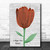 I Hope You Dance Grey Script Watercolour Tulip Song Lyric Print