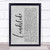 Landslide Rustic Script Grey Song Lyric Quote Grey Rustic Script Poster Art Print