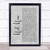 Not Now Rustic Script Grey Song Lyric Grey Rustic Script Poster Art Print
