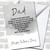 Personalized Grey Dad Personalized Father's Day Greetings Card