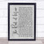The Rest of Mine Grey Rustic Script Song Lyric Grey Rustic Script Poster Art Print