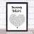 Turning Tables Heart Song Lyric Quote Print