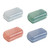 Travel Soap Dish 4pcs Travel Soap Box Mini Plastic Containers Sink Soap Holder Camping Soap Soap Saver Soap Drainer Tray Travel Soap Box Dish Travel Soap Dish Container Portable