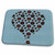 3dRose PS Vintage - Floral Hot Air Balloon - Bathroom Bath Rug Mats (rug-108785-1)