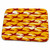 3dRose Red and Orange Aircraft Pattern Over Cloudy Sky - Bathroom Bath Rug Mats (rug-220820-1)