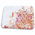 3dRose Letter J On Pretty Pink n Orange Swirls - Bathroom Bath Rug Mats (rug-62517-1)