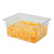 Restaurantware Met Lux 1/2 Size Food Storage Container, 1 6 Inch Deep Proofing Box - Rectangle, Graduated Measurements, Clear Plastic Food Grade Storage Container, Dishwashable, Lids Sold Separately
