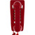Retro Wall Phones for Landline with Loud Mechanical Ringing Sangyn Vintage Wall Mount Phone with Volume Adjustable Old Fashioned Corded Telephone for Kitchen Home School Hotel Office, Red