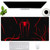 Cindasun Black and Red Spider Desk Mat XXL Large Gaming Mouse Pad Full Desk Computer Laptop Desk Pad Keyboard and Mousepad with Durable Stitched Edge Non-Slip Rubber Base 31.5''X15.7''