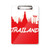 Red Silhouette Landmark Thailand Clipboard Folder Writing Pad Backing Plate A4