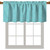 Abstract Theme Valance Curtain,Ocean Waves Pattern Kitchen Farmhouse Window Valance for Living Room Bedroom Bathroom Decor,White Turquoise,52" by 18" Abstract Theme Valance Curtain,Ocean Waves Pattern Kitchen Farmhouse Window Valance for Living Room Bedroom Bathroom Decor,White Turquoise,52" by 18"