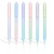 Temiary 6Pcs Cute Retractable Gel Ink Pens, Quick Dry 0.5mm Fine Point No Bleed & Smear Black Ink Pen, Aesthetic Smooth Writing Pen for Home School Office Journaling Note Taking